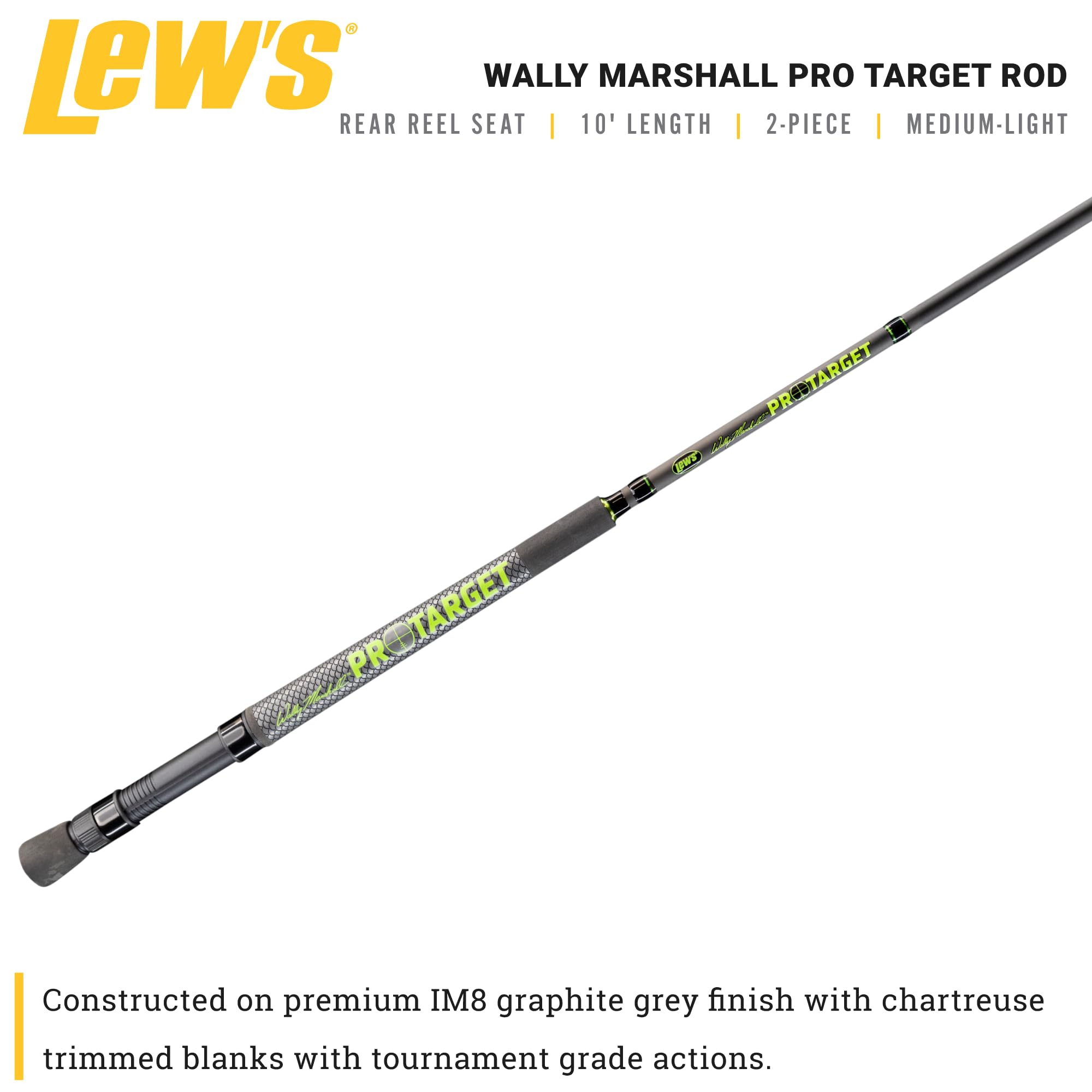 Amazon.com : Lew's Wally Marshall Pro Target Series Spinning